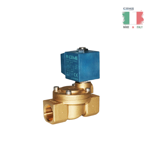 CEME 8624NN120SR08 Solenoid Valve 1/2" NPT 2/2 WAY Normally Closed (N.C) (100-120VAC 60Hz)