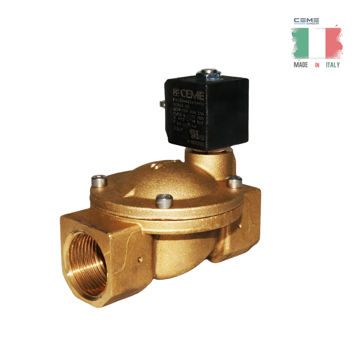 CEME | 5220VN20SR04 Válvula solenoide - 1/8" G NC 2/2 VÍAS (100-120 V CA 60 Hz) 