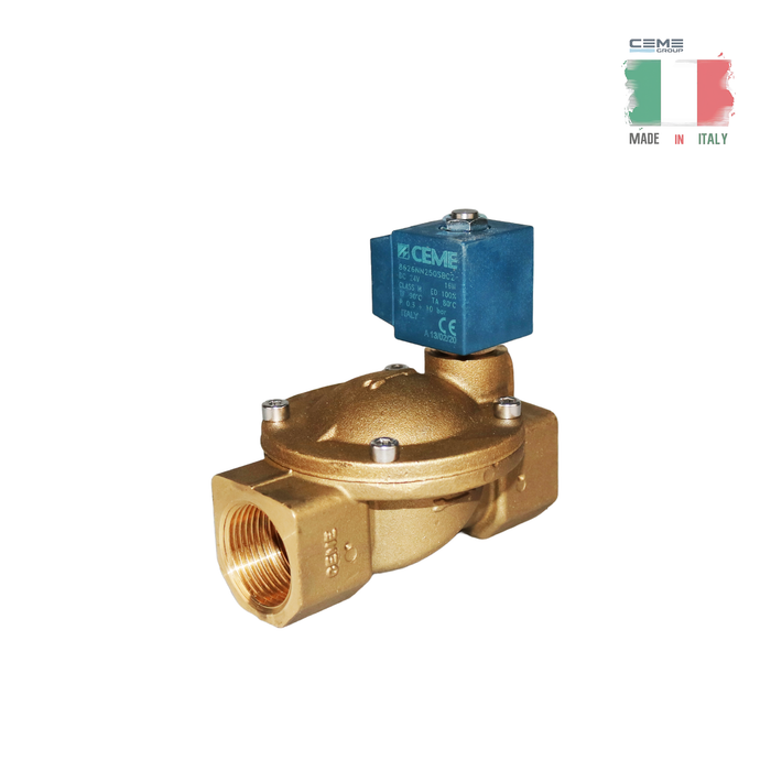 CEME | 5220VN20SR04 Válvula solenoide - 1/8" G NC 2/2 VÍAS (100-120 V CA 60 Hz) 