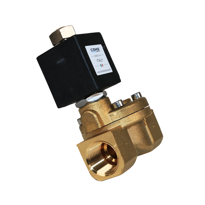 CEME 8724NN120S465R Solenoid Valve 1/2" NPT 2/2 WAY Normally Open (N.O) (100-120VAC 60Hz)