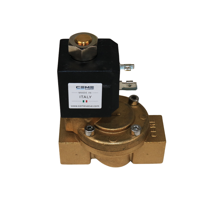 CEME 8724NN120S465R Solenoid Valve 1/2" NPT 2/2 WAY Normally Open (N.O) (100-120VAC 60Hz)