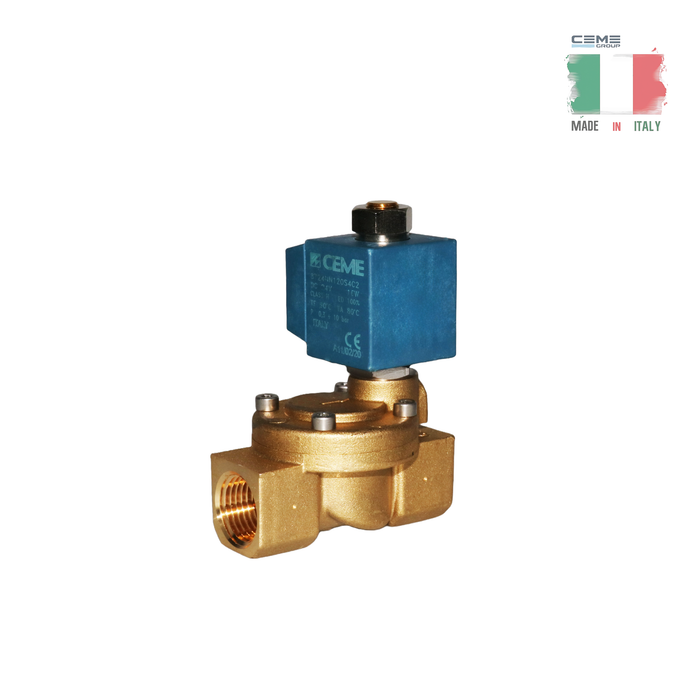 CEME | 5220VN20SR04 Válvula solenoide - 1/8" G NC 2/2 VÍAS (100-120 V CA 60 Hz) 