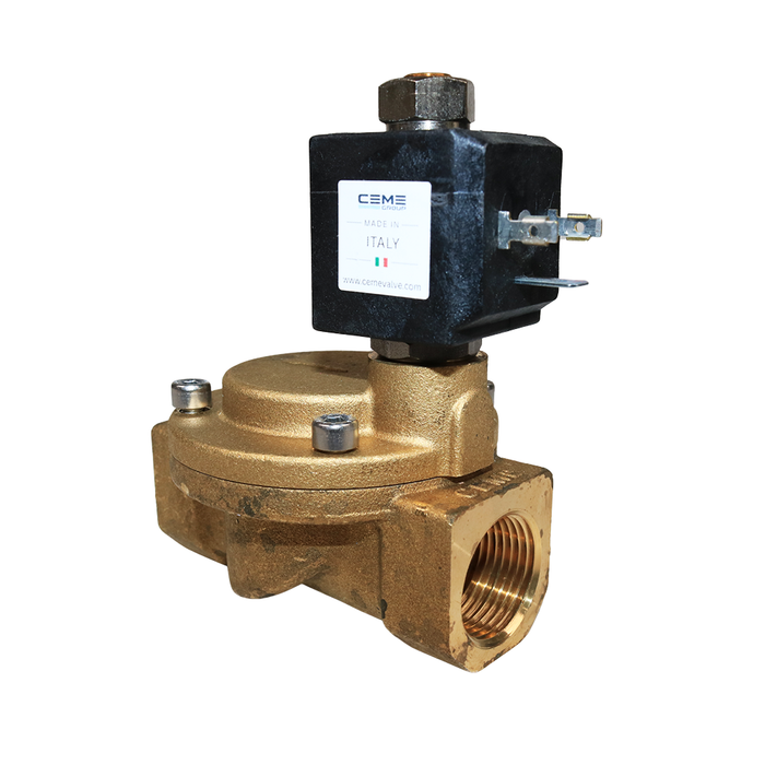 CEME 8725VV200S465R Solenoid Valve 3/4" NPT 2/2 WAY Normally Open (N.O) (100-120VAC 60Hz)