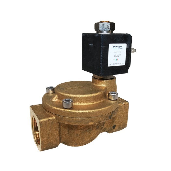 CEME 8725VV200S465R Solenoid Valve 3/4" NPT 2/2 WAY Normally Open (N.O) (100-120VAC 60Hz)