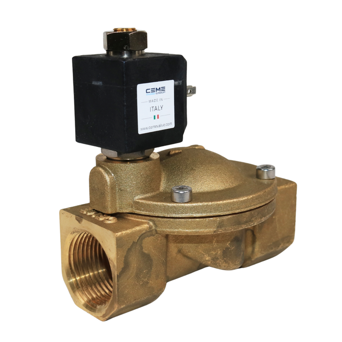 CEME 8726NN250S465R Solenoid Valve 1" NPT 2/2 WAY Normally Open (N.O) (100-120VAC 60Hz)