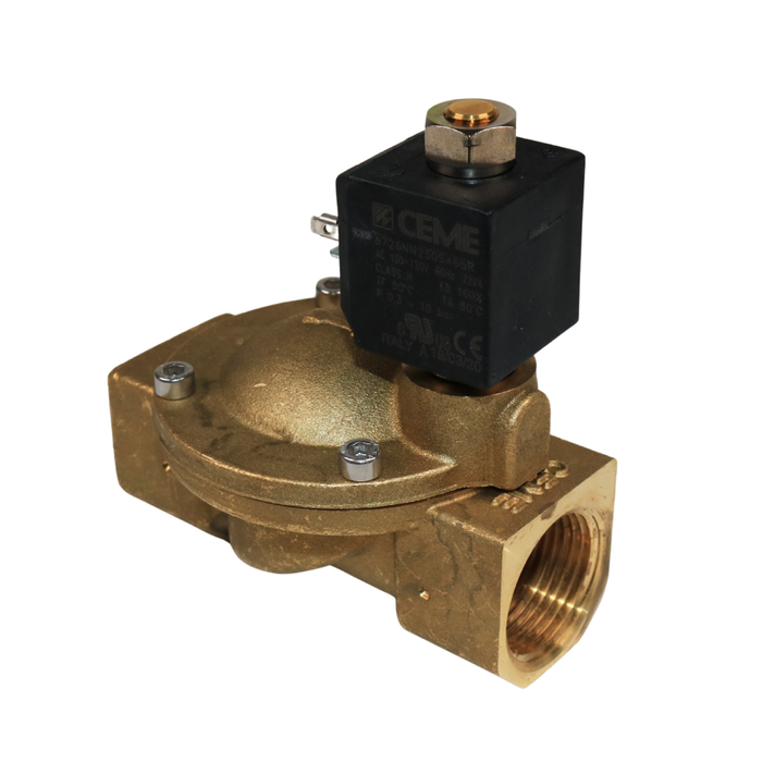 CEME 8726NN250S465R Solenoid Valve 1" NPT 2/2 WAY Normally Open (N.O) (100-120VAC 60Hz)