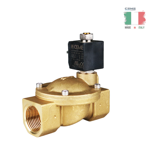 CEME 8726NN250S4C2 Solenoid Valve 1" NPT 2/2 WAY Normally Open (N.O) (24VDC)