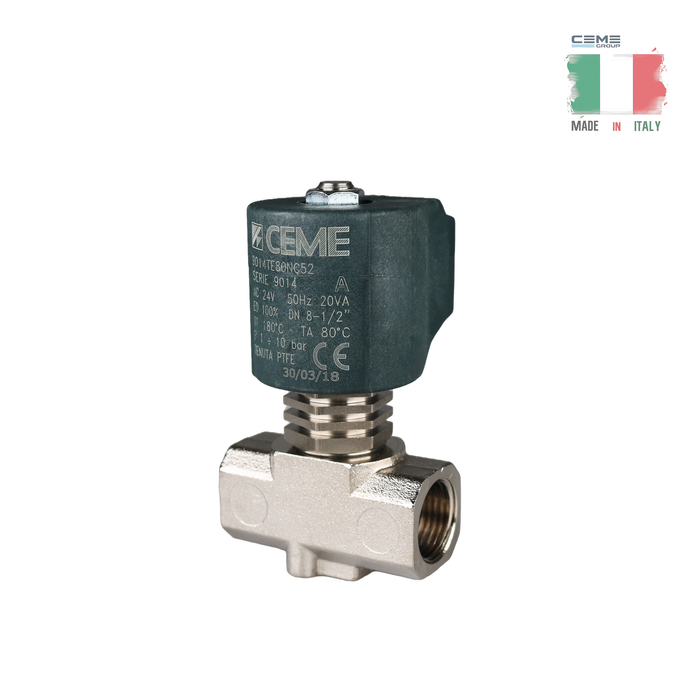 Électrovanne CEME | 5220VN20SR04 - 1/8" G NC 2/2 VOIES (100-120 V CA 60 Hz) 