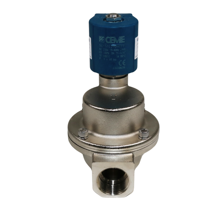 CEME 9015TE210NC77 Solenoid Valve 3/4" G 2/2 WAY Normally Closed (N.C) (230VAC 50-60Hz)