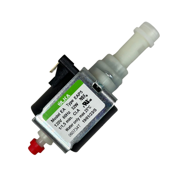 Bomba de vibración Ulka EAP5/s-120 V, 60 Hz, 52 W, NSF (reemplazo Saeco 996530007754)