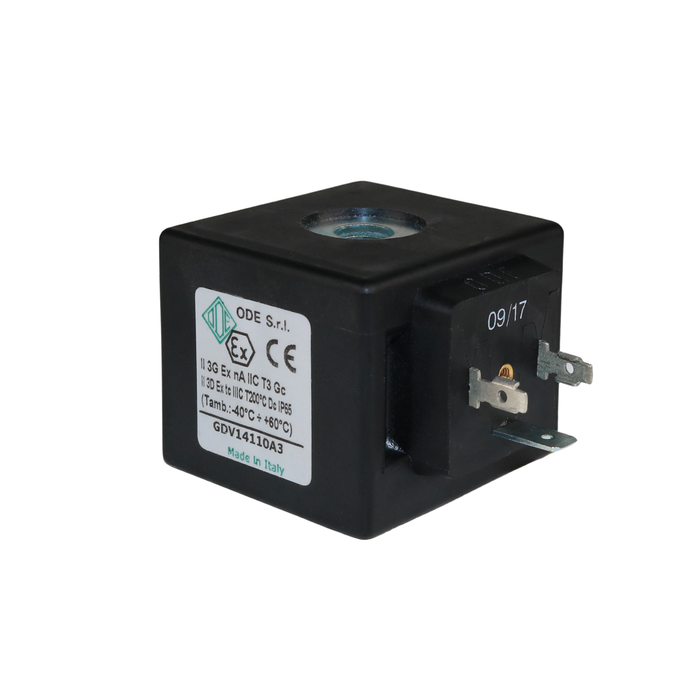 ODE Solenoid Coil 110-120VAC 52mm for Potentially Explosive Environments - GDV14110A3
