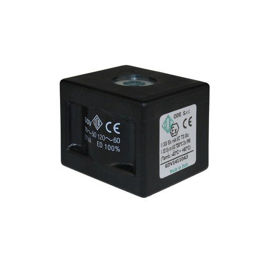 ODE Solenoid Coil 110-120VAC 52mm for Potentially Explosive Environments - GDV14110A3