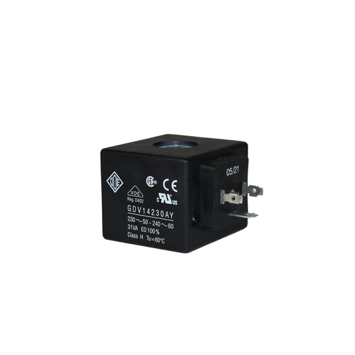 ODE Solenoid Coil 230-240VAC 52mm - GDV14230AY (GDV Series)