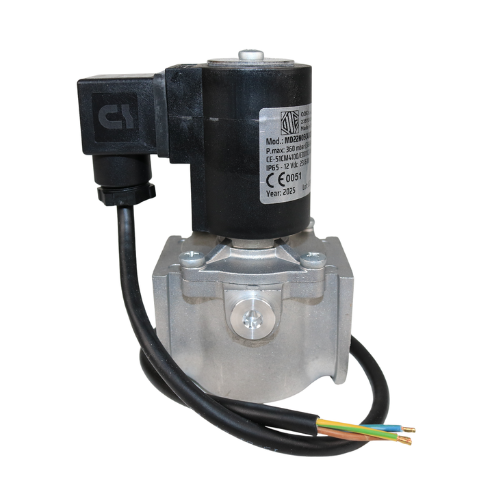 ODE MD22N05C4B020-C05N 12VDC Gas Shut-Off Solenoid Valve 3/4" NPT 2/2 WAY Normally Closed (N.C)