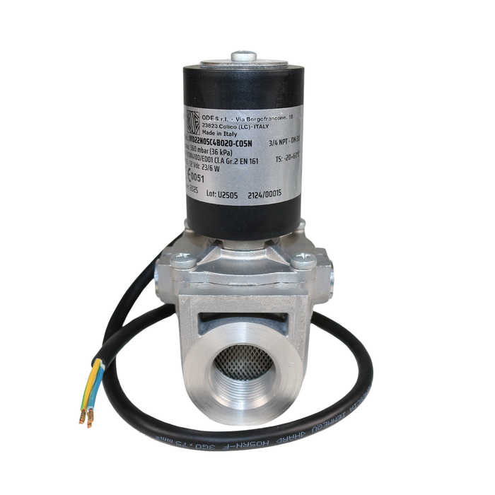 ODE MD22N05C4B020-C05N 12VDC Gas Shut-Off Solenoid Valve 3/4" NPT 2/2 WAY Normally Closed (N.C)