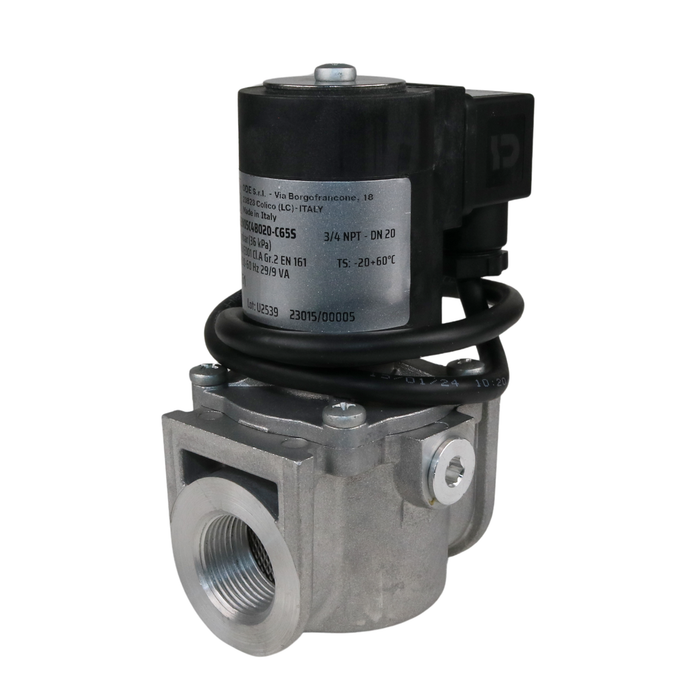ODE MD22N05C4B020-C65S 110VAC Gas Shut-Off Solenoid Valve 3/4" NPT 2/2 WAY Normally Closed (N.C)