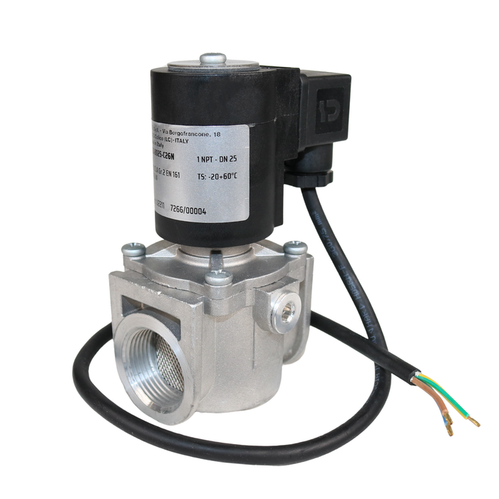 ODE MD22N06C4B025-C26N 24VDC Gas Shut-Off Solenoid Valve 1" NPT 2/2 WAY Normally Closed (N.C)