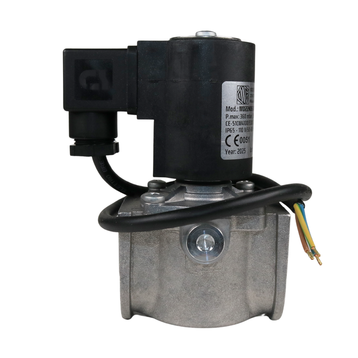 ODE MD22N06C4B025-C66S 110VAC Gas Shut-Off Solenoid Valve 1" NPT 2/2 WAY Normally Closed (N.C)