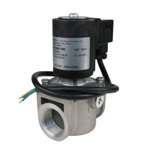 ODE MD22N06C4B025-C66S 110VAC Gas Shut-Off Solenoid Valve 1" NPT 2/2 WAY Normally Closed (N.C)