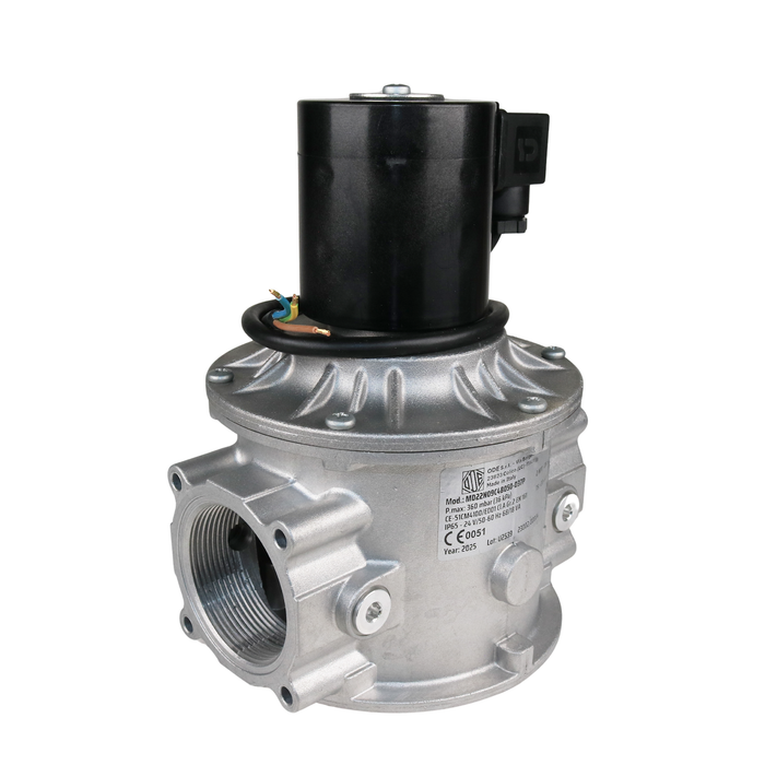 ODE MD22N09C4B050-D37P 24VAC Gas Shut-Off Solenoid Valve 2" NPT 2/2 WAY Normally Closed (N.C)