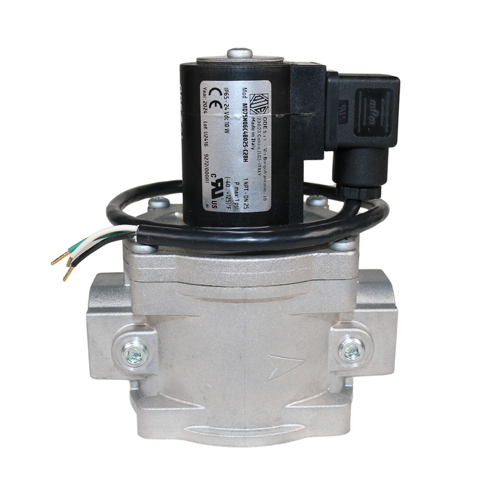 ODE MD75N06C4B025-C28H 24VDC Gas Shut-Off Solenoid Valve 1" NPT 2/2 WAY Normally Closed (N.C)