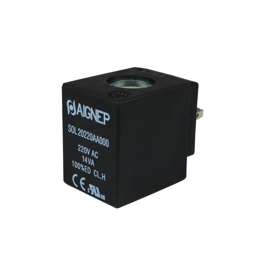 AIGNEP Solenoid Coil 220VAC 14VA 30mm -   SOL20220AA000