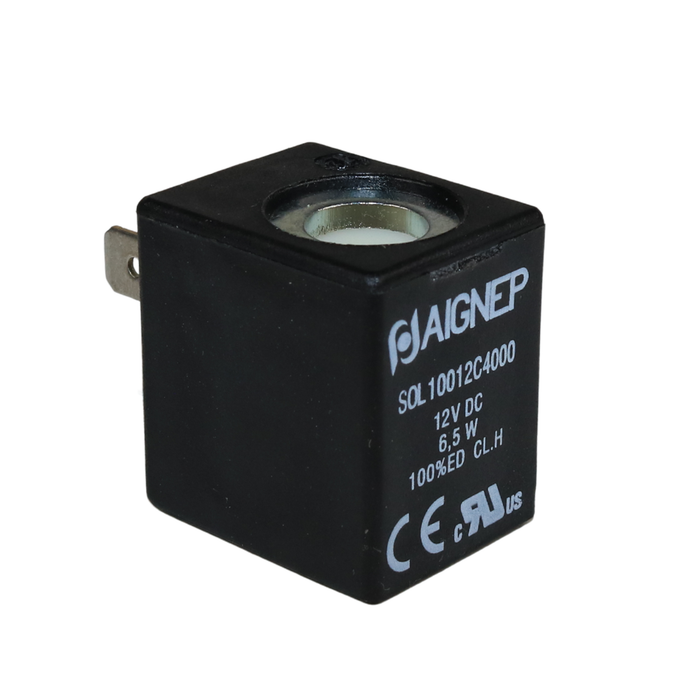 AIGNEP Solenoid Coil 12VDC 6.5W 22mm –  SOL10012C4000
