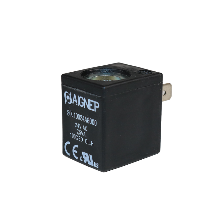 AIGNEP Solenoid Coil 24VAC 7.5VA 22mm – SOL10024A8000