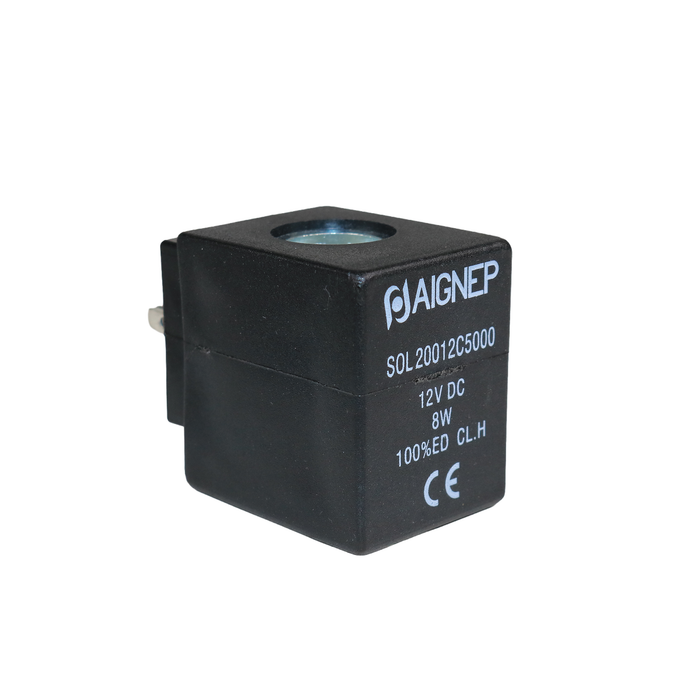 AIGNEP Solenoid Coil 12VDC 8W 30mm -  SOL20012C5000