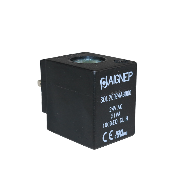 AIGNEP Solenoid Coil 24VAC 21VA 30mm -  SOL20024AB000
