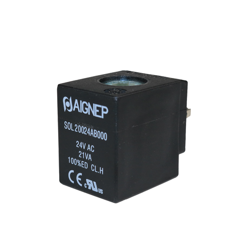 AIGNEP Solenoid Coil 24VAC 21VA 30mm -  SOL20024AB000