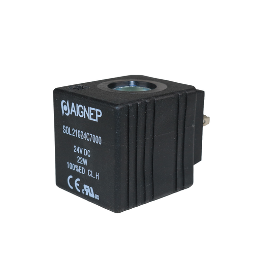 AIGNEP Solenoid Coil 24VDC 22W 36mm -  SOL21024C7000