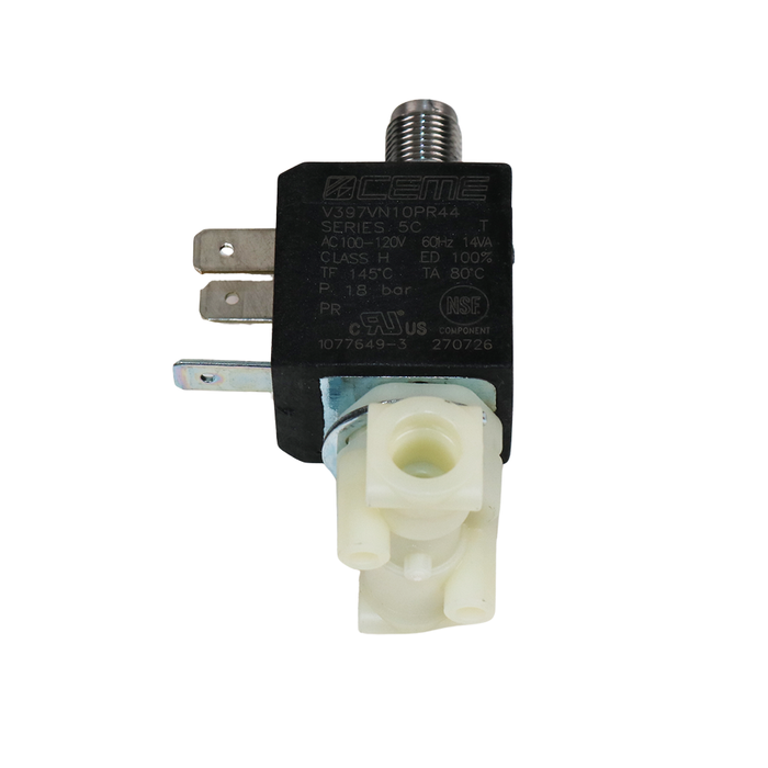 CEME V397VN10PR44 Solenoid Valve Fast Connection 3/2 WAY Normally Closed (N.C) (100-120VAC 60Hz)
