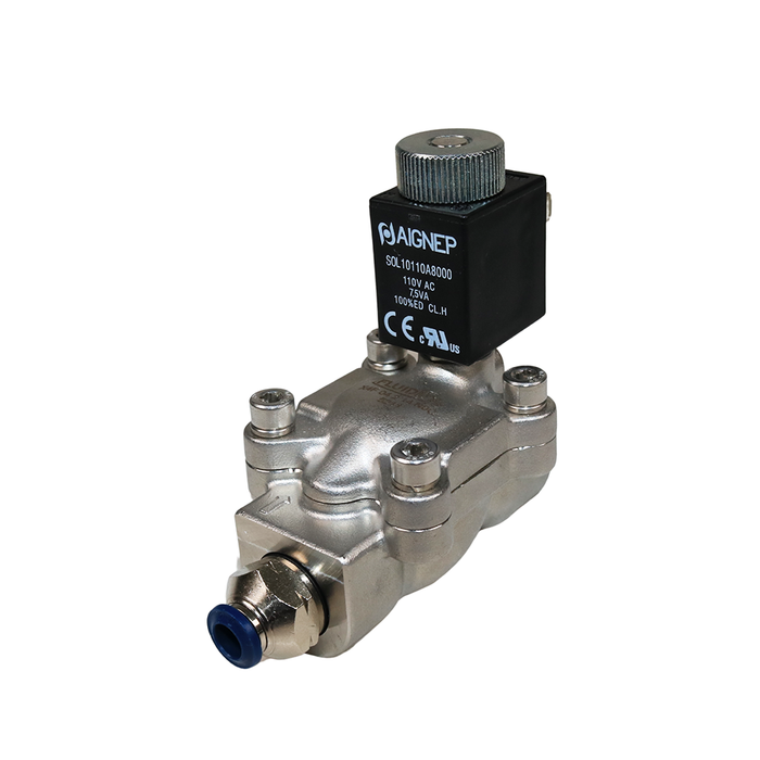 AIGNEP X4F04214N0C Solenoid Valve 3/8" G 2/2 WAY Normally Open (N.O)