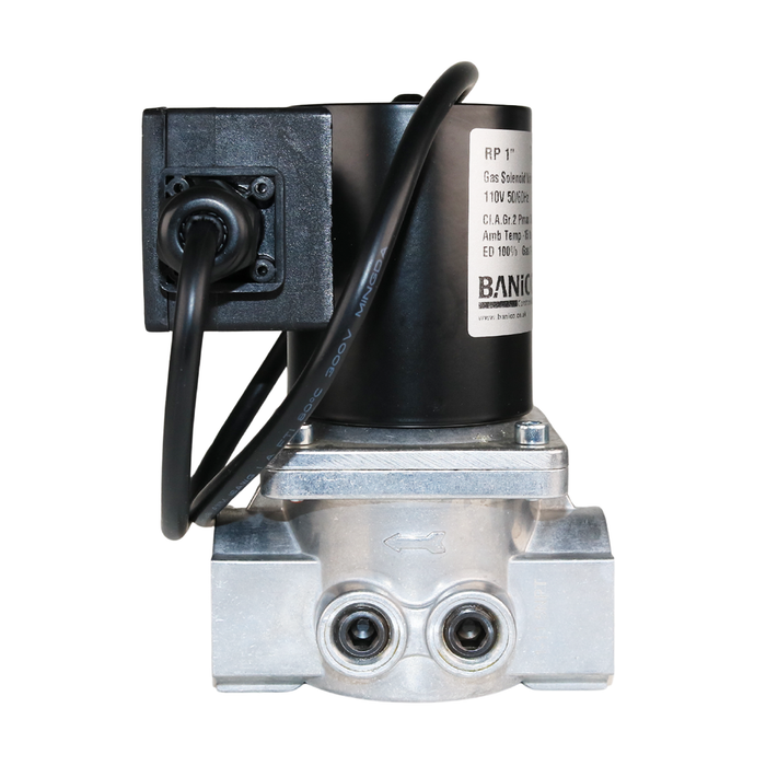 BANICO ZEV25-110VAC-NPT Gas Shut-Off Solenoid Valve 1" NPT 2/2 WAY Normally Closed (N.C)