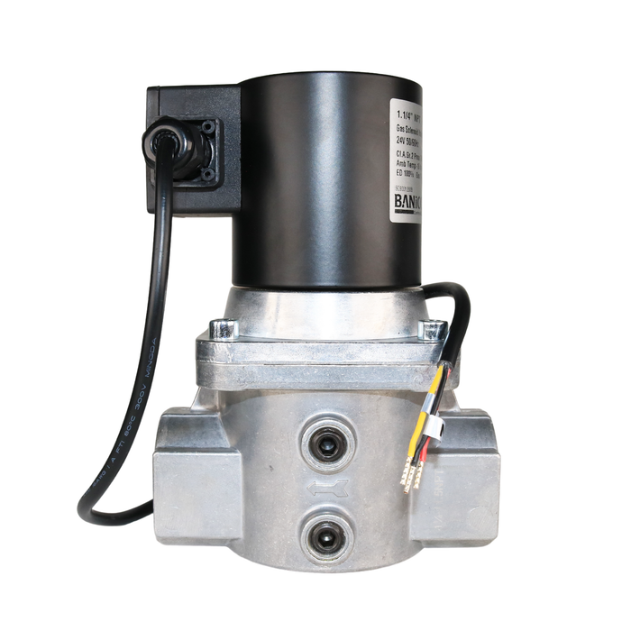 BANICO ZEV32-24VAC-NPT Gas Shut-Off Solenoid Valve 1-1/4" NPT 2/2 WAY Normally Closed (N.C)