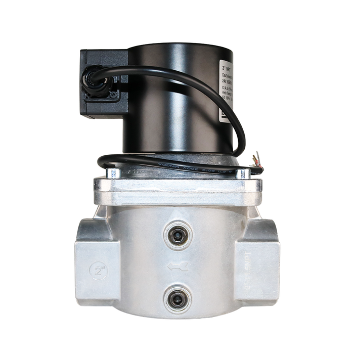 BANICO ZEV50-24VAC-NPT Gas Shut-Off Solenoid Valve 2" NPT 2/2 WAY Normally Closed (N.C)