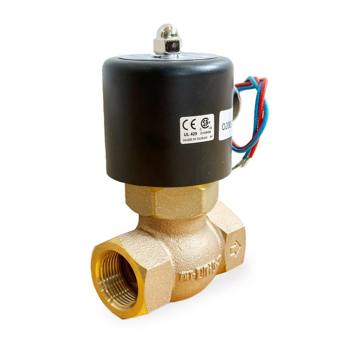 UniD | US-25 1" NPT 2/2 Way Normally Closed (N.C) Solenoid Valve