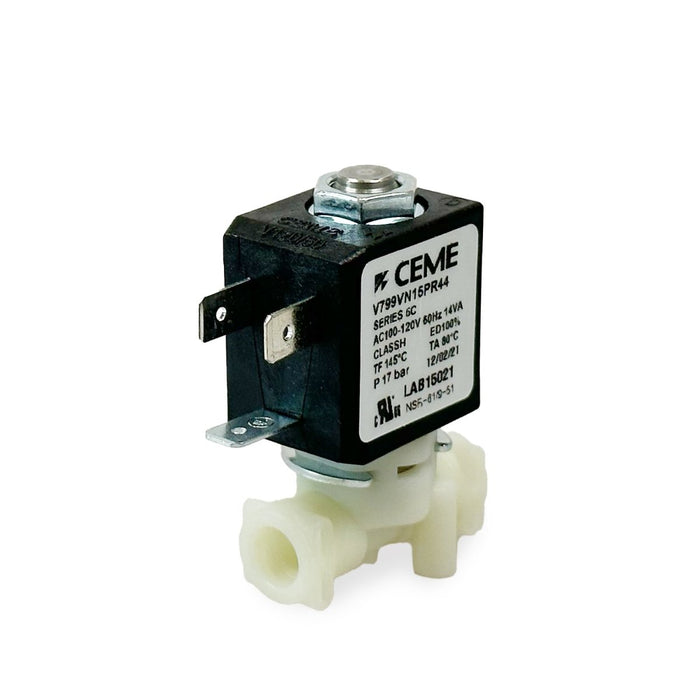 CEME | V799VN15PR44 Solenoid Valve - Fast Connection NC 2/2 WAY (100-120V AC 60Hz) - CEME