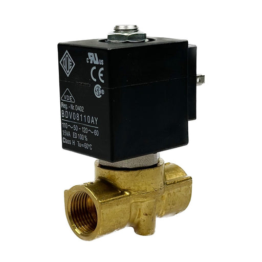 ODE | 21A5KT55-W Solenoid Valve 3/8" BSP N.C 2/2 WAY - Solenoid Valve - ODE