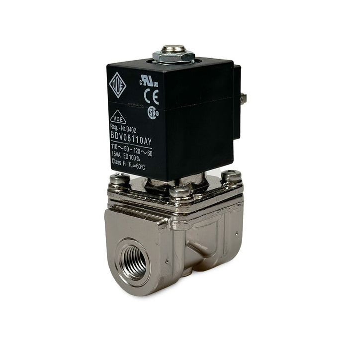 ODE | 21EN2K0V105-N Solenoid Valve 1/4" NPT N.C 2/2 WAY - Solenoid Valve - ODE