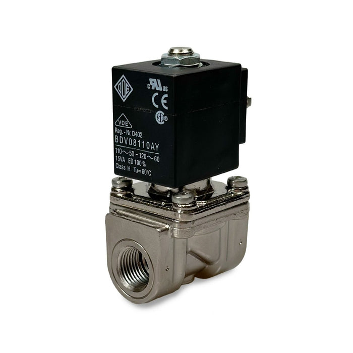 ODE | 21EN3K0V105-N Solenoid Valve 3/8" NPT N.C 2/2 WAY - Solenoid Valve - ODE