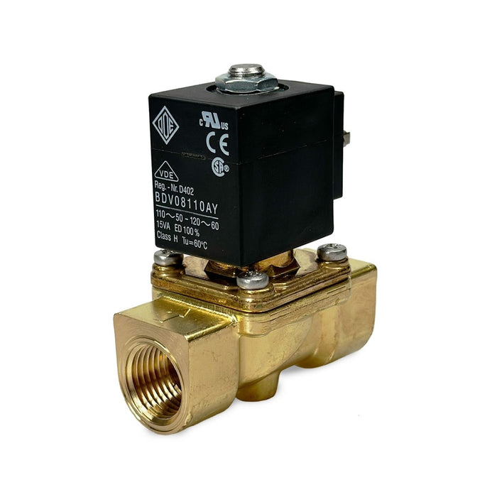 ODE | 21EN4K0V105 Solenoid Valve 1/2" NPT N.C 2/2 Way - Solenoid Valve - ODE