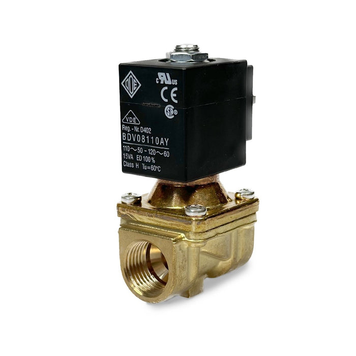 ODE | 21H8KB120 Solenoid Valve 1/2" BSP N.C 2/2 WAY - Solenoid Valve - ODE