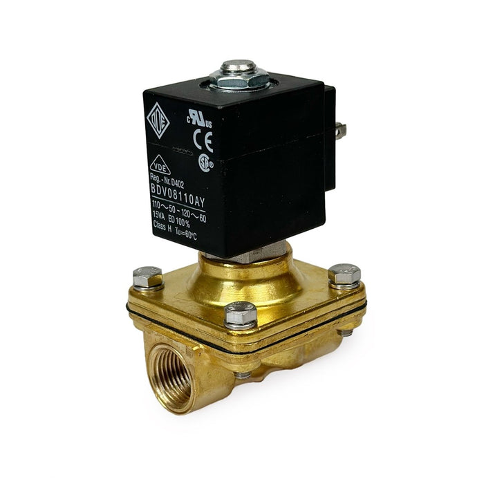 ODE | 21HN3K0V110-HT Solenoid Valve 3/8" NPT N.C 2/2 WAY - Solenoid Valve - ODE