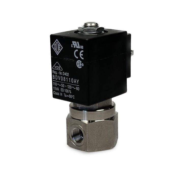 ODE | 21LN1K1T30 Solenoid Valve 1/8" NPT N.C 2/2 WAY - Solenoid Valve - ODE