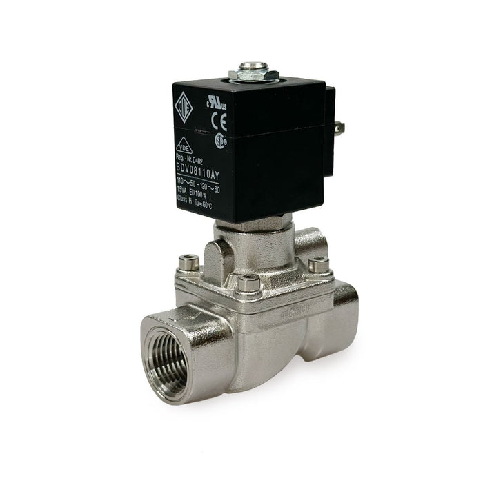 ODE | 21XN4K1V120 Solenoid Valve 1/2" NPT N.C 2/2 WAY - Solenoid Valve - ODE