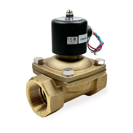 Solenoid valve for vacuum, air, water, steam